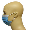 Trójwarstwowa Maska Medyczna PORTWEST typu IIR Niebieska Zapewnia skuteczność filtracji bakteryjnej 98% FFP2 N95