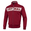 Bluza rozpinana Pit Bull Oldschool Chest Logo '20 - Bordowa