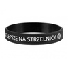 Silikonowa opaska, bransoletka - Życie jest Lepsze na Strzelnicy
