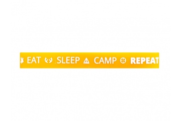 Silikonowa opaska, bransoletka - Eat Sleep Camp Repeat