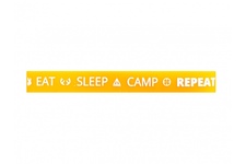 Silikonowa opaska, bransoletka - Eat Sleep Camp Repeat