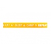 Silikonowa opaska, bransoletka - Eat Sleep Camp Repeat