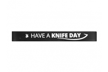 Silikonowa opaska, bransoletka - Have a Knife Day