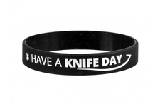Silikonowa opaska, bransoletka - Have a Knife Day
