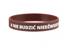 Silikonowa opaska, bransoletka - Nie budzić niedźwiedzia