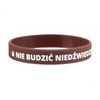 Silikonowa opaska, bransoletka - Nie budzić niedźwiedzia