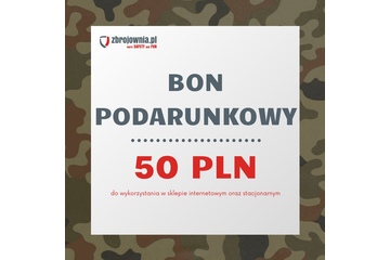 Bon podarunkowy Zbrojownia o wartości 50 zł