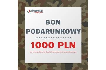 Bon podarunkowy Zbrojownia o wartości 1000 zł