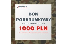 Bon podarunkowy Zbrojownia o wartości 1000 zł