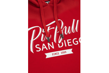 Bluza z kapturem Pit Bull El Jefe '20 - Czerwona