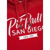 Bluza z kapturem Pit Bull El Jefe '20 - Czerwona