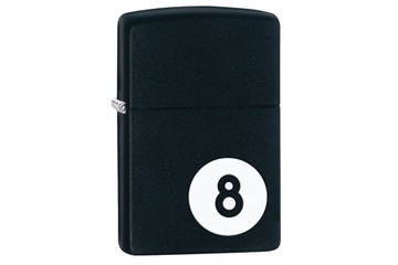 Zapalniczka ZIPPO 8-Ball, Black Matte