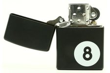 Zapalniczka ZIPPO 8-Ball, Black Matte