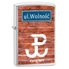 Zapalniczka ZIPPO Ul.Wolność, Brushed Chrome Z200038