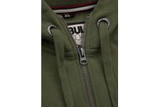 Bluza rozpinana z kapturem Pit Bull Small Logo '20 - Oliwkowa