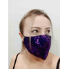 Maska ochronna z cekinami na twarz - fioletowa na Filtr FFP2 N95 PM2.5