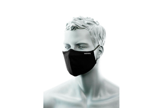 Dwuwarstwowa maska anty mikrobowa z taśmą nosową czarna