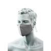 Dwuwarstwowa maska anty mikrobowa z taśmą nosową szara
