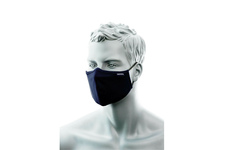 Dwuwarstwowa maska anty mikrobowa z taśmą nosową granatowa