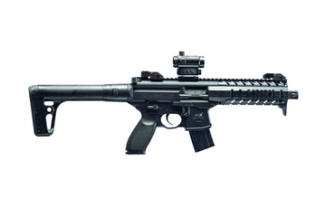 Wiatrówka karabinek Sig Sauer MPX 4,5 BLK z kolima