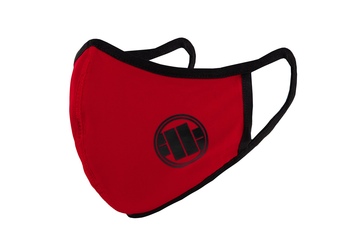 Maska ochronna Pit Bull Logo '20 - Czerwona