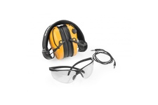 Słuchawki RealHunter Active PRO pomarańczowe + okulary