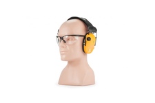 Słuchawki RealHunter Active PRO pomarańczowe + okulary