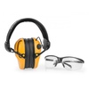 Słuchawki RealHunter Active PRO pomarańczowe + okulary