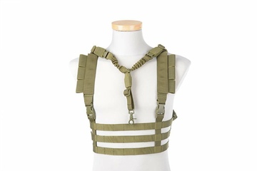 Kamizelka taktyczna Chest Rig typu Low Profile - Oliwkowa