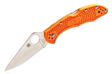 Nóż Spyderco C11FPOR Delica Flat Ground Orange FRN