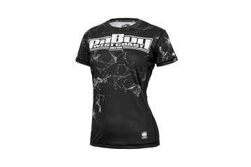 Rashguard termoaktywny damski Pit Bull Performance Pro Plus Mesh Alameda Boxing '21 - Czarny