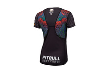 Rashguard termoaktywny damski Pit Bull Performance Pro Plus Mesh Santa Muerte '21 - Czarny