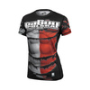 Rashguard termoaktywny damski Pit Bull Performance Pro Plus Mesh Polska '21 - Czarny