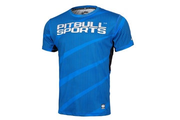 Rashguard termoaktywny Pit Bull Performance Pro Plus Mesh Net Pitbull Sports '21 - Niebieski