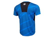 Rashguard termoaktywny Pit Bull Performance Pro Plus Mesh Net Small Logo '21 - Niebieski