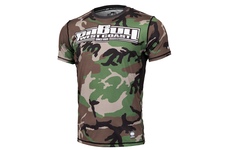 Rashguard termoaktywny Pit Bull Performance Pro Plus Mesh Camo Boxing '21 - Woodland Camo