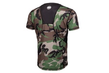 Rashguard termoaktywny Pit Bull Performance Pro Plus Mesh Camo Small Logo '21 - Woodland Camo