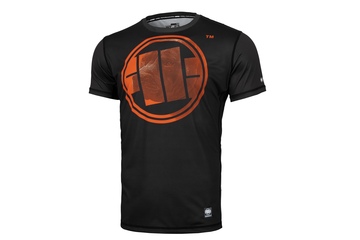 Rashguard termoaktywny Pit Bull Performance Pro Plus Mesh Orange Dog '21 - Czarny