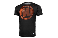 Rashguard termoaktywny Pit Bull Performance Pro Plus Mesh Orange Dog '21 - Czarny