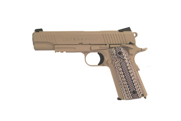 Pistolet 6mm Cybergun GBB Colt M45A1 Tan