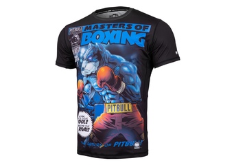 Rashguard termoaktywny Pit Bull Performance Pro Plus Mesh Master Of Boxing '21 - Czarny