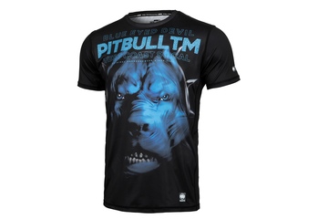 Rashguard termoaktywny Pit Bull Performance Pro Plus Mesh Blue Eyed Devil V '21 - Czarny