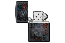 Zapalniczka ZIPPO Harley-Davidson Black Matte