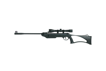 Wiatrówka Swiss Arms Black Bird 2.0 4.5 mm z Lunetą