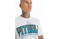 Koszulka Pit Bull Blue Skull '21 - Biała