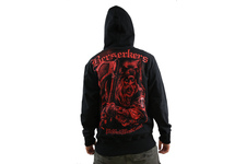 Bluza z kapturem Pit Bull BT Digital Berserkers - Czarna