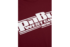 Koszulka Pit Bull Classic Boxing '21 - Bordowa