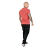Koszulka Pit Bull Custom Fit Melange Small Logo '21 - Czerwony Melanż