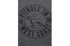 Koszulka Pit Bull Custom Fit Melange Circle Dog '21 - Czarny Melanż