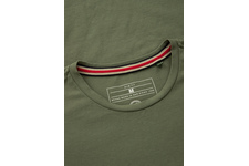 Koszulka Pit Bull Slim Fit Lycra Small Logo '21 - Oliwkowa